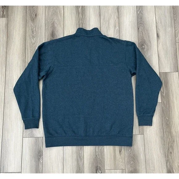 Columbia Men's Night Wave Heather Sweatshirt Hart Mountain Half Zip L/S Sz L - Picture 4 of 9